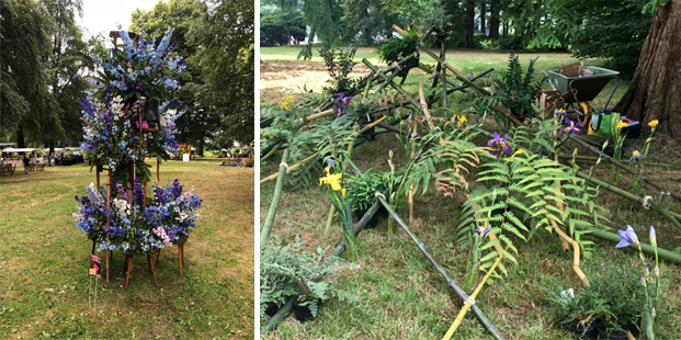 Bloeminstallaties Internationale Kwekerijdagen Bingerden 2018 | studenten Elso Post Flower Academy